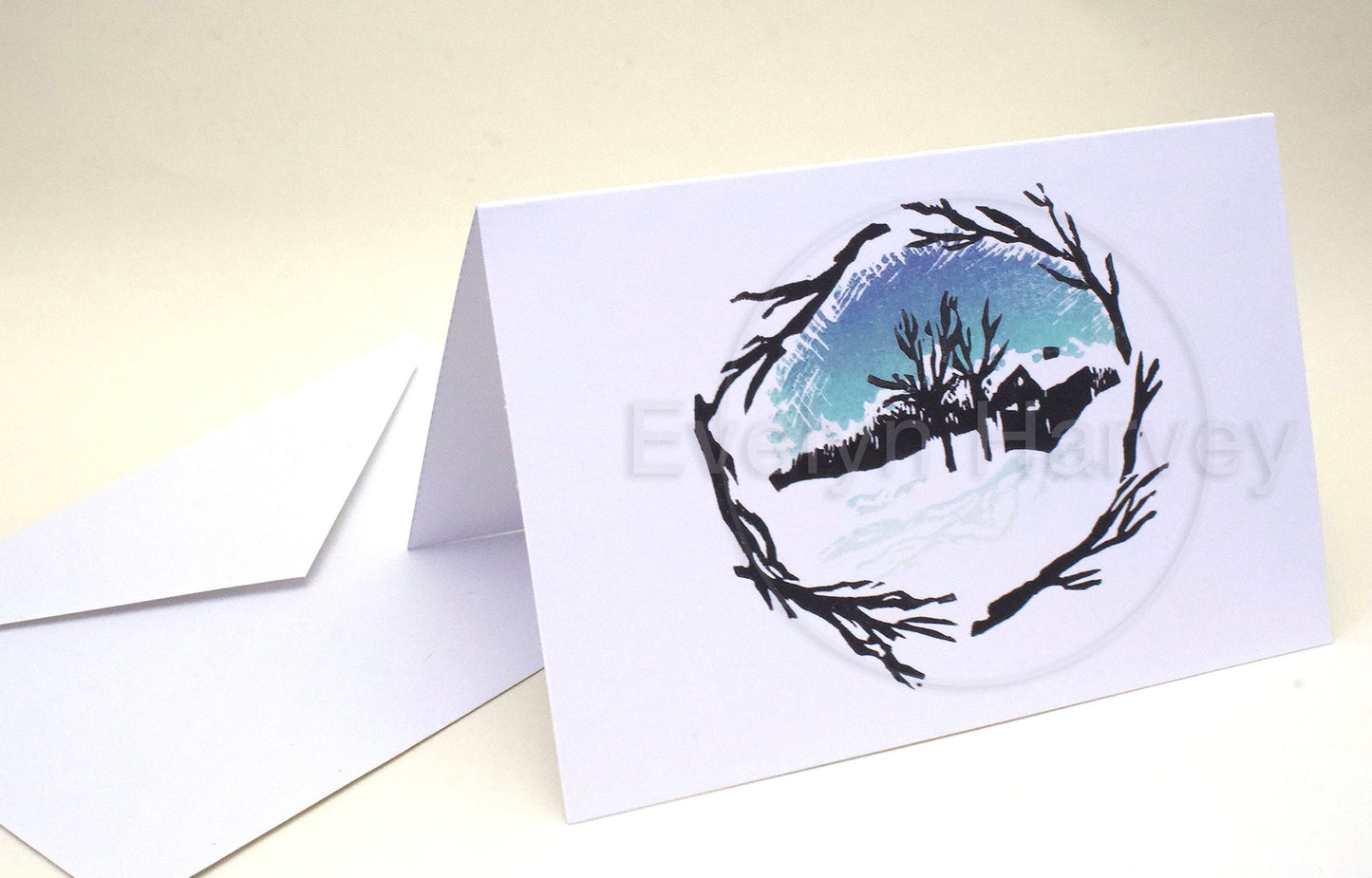 Winter Holiday Note Cards